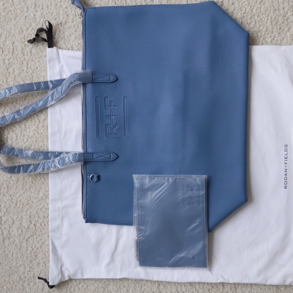 Tote bag blue grey